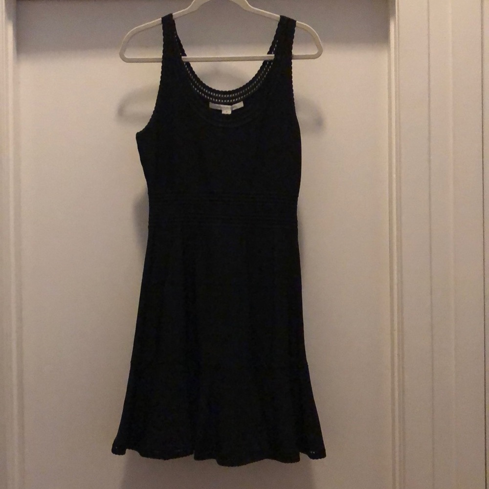 DVF black tank dress